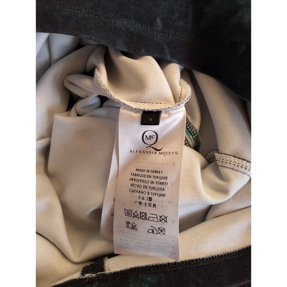 Alexander McQueen S Abstact Tree Print Sheath Dress Whimsigoth Statement Piece - Picture 7 of 8